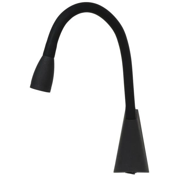 Lucide GALEN-LED - Lámpara de cabecera / Lámpara de pared - LED - 1x3W 3000K - Negro - detalle 1